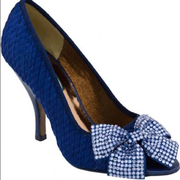 Poetic License Shoes - Poetic License Spectacle Rhinestone Heels Shoes 8